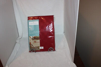 Ruby Red  60 x 102 Oblong  NIP Microfiber Tablecloth, home classics - Image 1 of 4