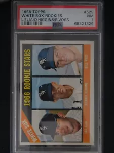 Tarjeta de béisbol 1966 Topps #529 White Sox Rookies (NM) PSA 7 - Imagen 1 de 2