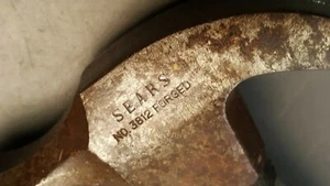 Vintage Sears Claw Octagon Neck Hammer No. 3182 Japan-BF Chrome / Rubber Handle - Picture 1 of 12