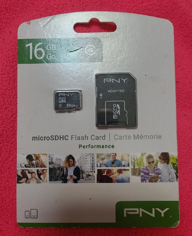 PNY Professional 16GB MicroSDHC Card - OEM - P-SDU16G4-GE (J) - Image 1 of 1