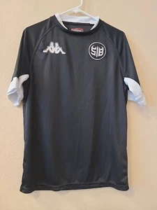 Camicia Kappa nero crop top poliestere con logo ricamato taglia MEDIA - Foto 1 di 3