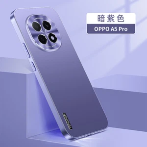 Per Oppo A5 Pro, Custodia di Lusso in Metallo Alluminio Hybird TPU Bumper Cover - Foto 1 di 16