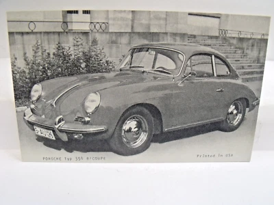 PORSCHE TYP 356 B/COUPE, VENDING CARD, PRINTED IN USA, NEW COND, - Image 1 of 2