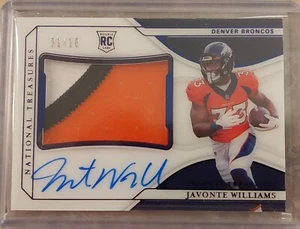 2021 Javonte Williams National Treasures RPA /10 - Bild 1 von 3