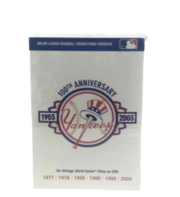 Yankees 100th Anniversary 1903-2003 Vintage World Series Films 6 Disc DVD NEW - Image 1 of 4