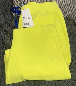 Pantalones de chándal FIGS Zamora de cintura alta para mujer SERVIR LIMA nuevos talla PEQUEÑOS - Imagen 1 de 6