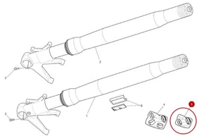 Kit Paraoli Revisione Forcella 34921801A Ducati Superbike/Multistrada/Streetfigh - Picture 1 of 1