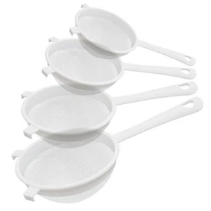 4 Pcs Plastic Nylon Fine Mesh Strainer with Handle, Sieve Fine Mesh Colander - Picture 1 of 8