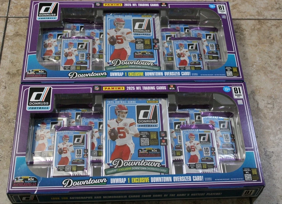 2025 Panini Donruss Football Costco Bundle ( Boxes) Downtown **