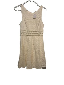 Free People cremefarbenes Spitzenkleid Größe 2 neu mit Etikett - Bild 1 von 3