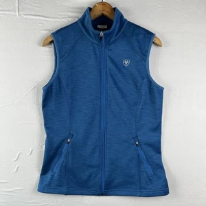 Ariat Tek Cold Series blaue Weste durchgehender Reißverschluss Damen Größe Medium - Bild 1 von 10