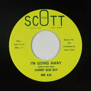 Northern/Deep Soul 45 - Johnny Blue Boy - I'm Going Away - Scott - Picture 1 of 2