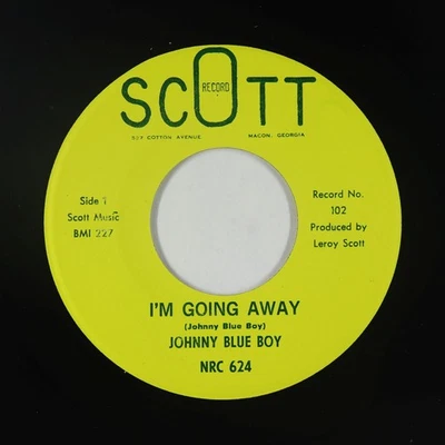 Northern/Deep Soul 45 - Johnny Blue Boy - I'm Going Away - Scott - Image 1 of 2