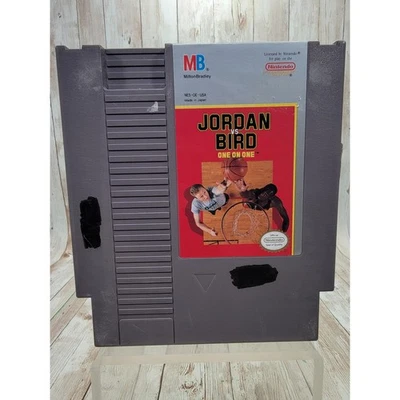 Jordan vs Bird One On One NES Original Nintendo Authentic Game Cartridge Only - Image 1 of 3
