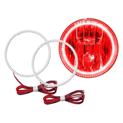 LED Fog Light Halo Ring Lights Red For 2008-2013 GMC Sierra Foto 1 de 4