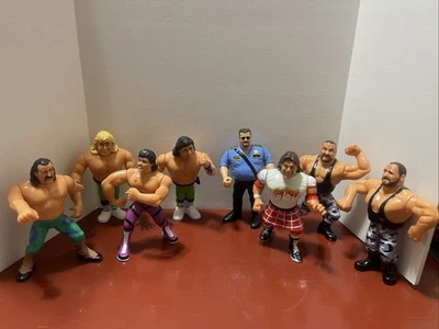 Superestrellas de lucha libre deportiva WWF WWE Titan Foto 1 de 4