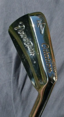 Mens Power Bilt Forged Citation # 4 Iron Original Steel Shaft Powerbilt - Image 1 of 3