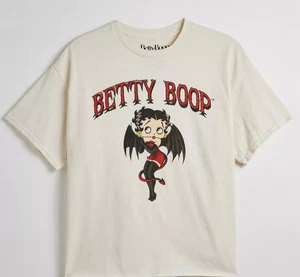 Betty Boop Dark Angel Grafik T-Shirt Neu - Bild 1 von 1