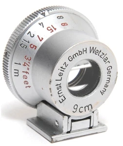 Leica Leitz mirino 9 cm 90 mm cromato SGVOO 12025 mirino linea luminosa - Foto 1 di 5