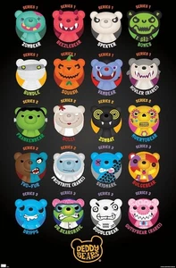 Deddy Bears Grid Poster – Official Trends Posters Print 22.375X34 - Picture 1 of 2