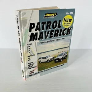 Nissan Patrol Maverick Petrol 1988-1997 Service Repair Manual Gregory’s 509 HC - Foto 1 di 20