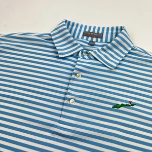 Peter Millar Summer Comfort Fishers Island Golf Performance Polo Shirt Sz Large - Picture 1 of 9