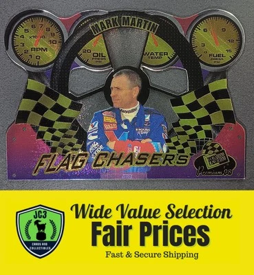 1998 Press Pass Premium Flag Chasers #FC 4 Mark Martin - Roush Racing - Image 1 of 2
