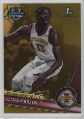 2023-24 Bowman U Chrome Gold Refractor /50 Omaha Biliew #32 - Image 1 of 2