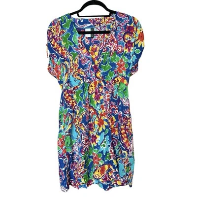 Lauren Ralph Lauren Swim Cover Up Dress Tropical | Women's Size Medium - Image 1 of 4
