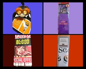 Halloween verschiedene Deko Konvolut 4 Artikel - siehe Bilder und Beschreibung - Bild 1 von 13