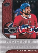 20-21 UPPER DECK TRILOGY ROOKIE RENDITIONS ALEX BELZILE #RR-4 CANADIENS