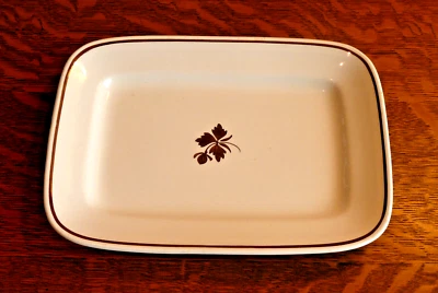 Alfred Meakin England Royal Ironstone China Copper Leaf 12" Serving Platter - Image 1 of 4