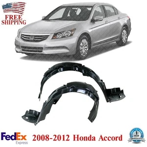 Juego de forros de guardabarros delanteros izquierdo y derecho para Honda Accord 2008-2012 sedán hecho en Estados Unidos - Imagen 1 de 9