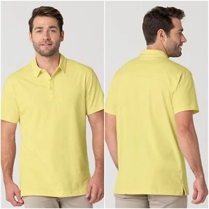 Swet Tailor Herren Poloshirt Kragen Kurzarm Größe L gelb klassisch weich - Bild 1 von 9