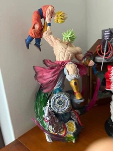 45cm Broly vs Goku Anime Figure Epic Battle – Dragon Ball Desk Decor Model Toy - Picture 1 of 7