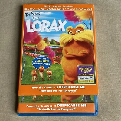 Dr. Seuss' The Lorax (Blu-ray & DVD & Digital 2012 + Slipcover) Danny DeVito + - Image 1 of 4