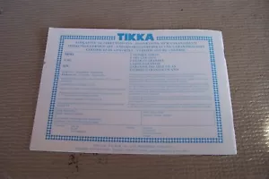 TIKKA 595/695 7MM REM MAG Operators Manual --- Original OEM  - Bild 1 von 5