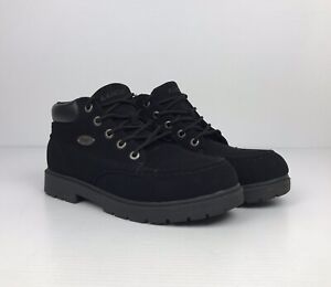 Lugz Men's Boots Black Slip Resistant Suede Boots Chukka Fashion Shoes Size 8.5