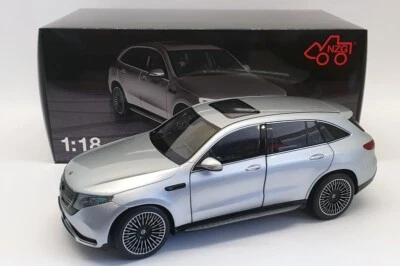 NZG 1/18 Scale 983/55 - 2019 Mercedes Benz EQC400 4matic (N293) - SIlver - Photo 1/4