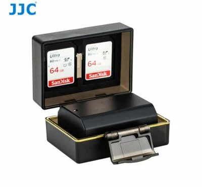 JJC BC-2NPFZ100 Hard Battery protective Case box for 1x Sony NP-FZ100 2x SD Card - Image 1 of 4