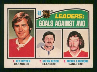 K. DRYDEN / G. RESCH / M. LAROCQUE LL 1976-77 O-PEE-CHEE 76-77 NO 6 VGEX+  53689 - Image 1 of 2