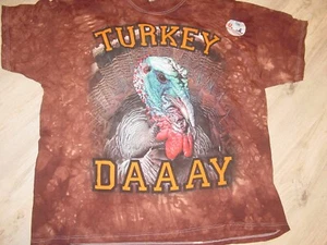 T-shirt TURKEY DAAAAY Ringraziamento NUOVA DIVERTENTE CARINA. XXXL 3XL XXXLarge - Foto 1 di 5