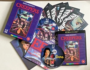 Arrow Creepers Blu Ray Box Set 2 disc-booklet-poster-slip-4K-HD-Ltd Ed-features - Picture 1 of 12
