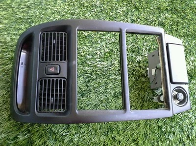 Toyota Solara 1999-2003 tablero central radio bisel moldura con reloj de ventilación negro OEM Foto 1 de 4