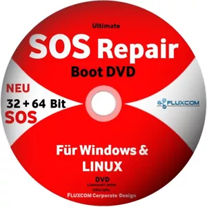 SOS Repair DVD für Windows & Linux Computer , zur PC Laptop Reparatur - Bild 1 von 2