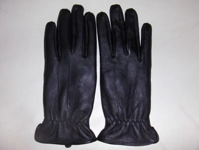 Wilson’s Black Lined Genuine Leather Driving Gloves Size M NWOT - Imagem 1 de 3