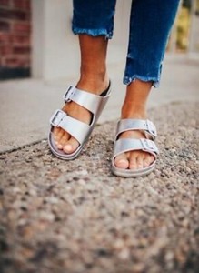 mia silver sandals