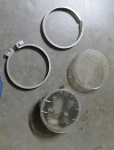 Ekstrom Industries Meter Covers Clear & Meter Box Base Lot Set Used Electrical - Picture 1 of 23