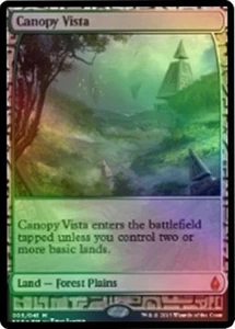 MTG FOIL CANOPY VISTA (FULL ART) BFZ EXC - PANORAMA DI FRONDE  EXPEDITION MAGIC - Picture 1 of 1