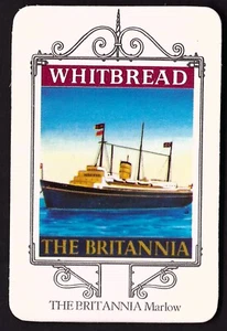 WHITBREAD - MARITIME INN SIGNS - #23 THE BRITANNIA, MARLOW - Picture 1 of 2